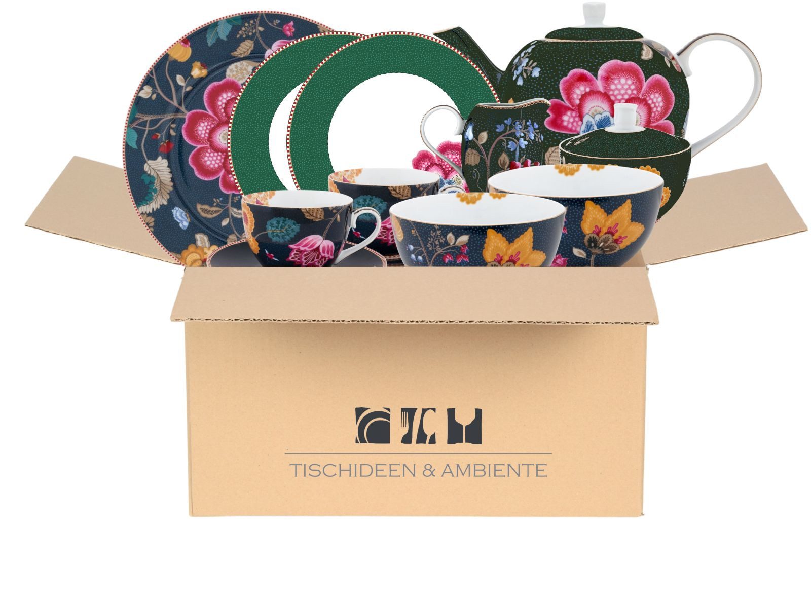 PiP Studio Geschenkbox Geschenkbox Fantasy Blue & Green 10tlg