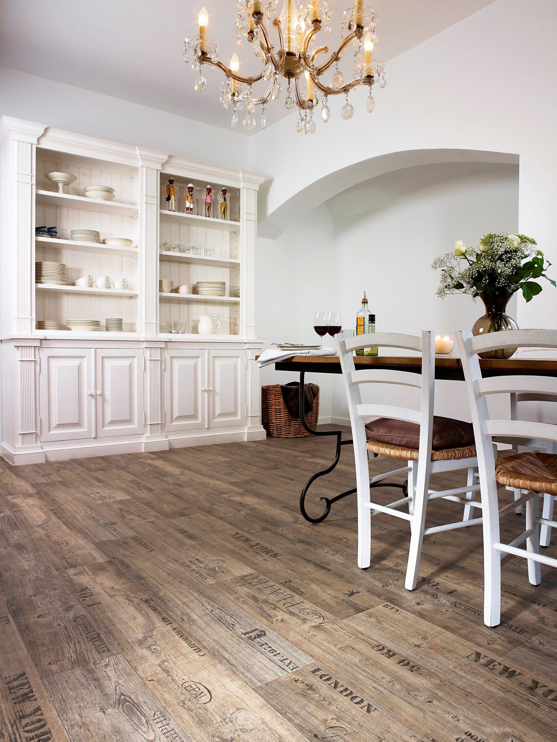 misento Vinylboden Silent in Holzoptik Vintage, trittschalldämmend, für Feuchtraum- und Privatbereiche, PVC Bodenbelag Meterware 200/400 cm breit, Stärke 2,8 mm