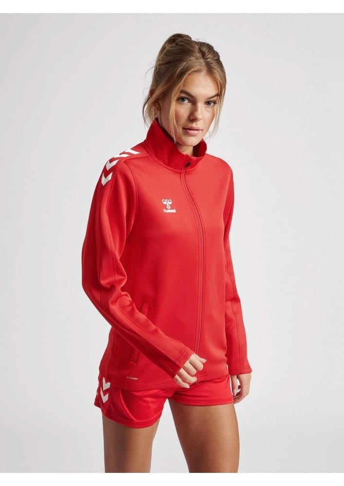 hummel Trainingsjacke hmlCORE XK Poly Zip Sweat (Polyester-Sweatstoff, Front-Reißverschluss)