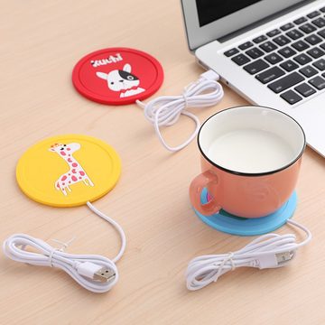 GelldG Tassenwärmer Kaffeetassenwärmer, USB-Port Elektrischer Tassenwärmer zum Erwärmen