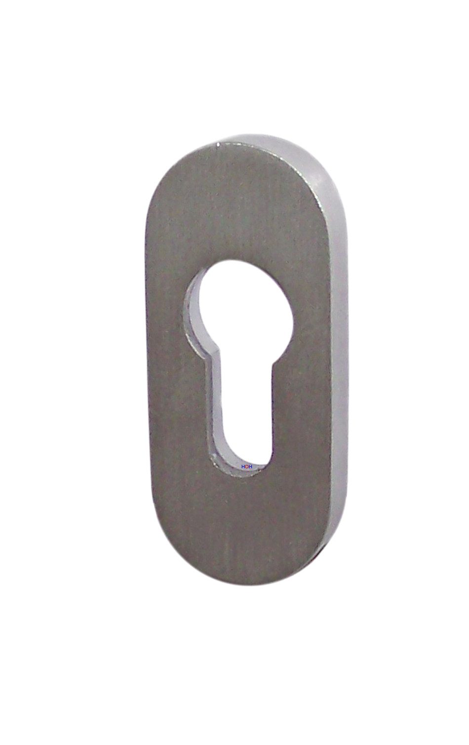 Türbeschlag Edelstahl Schutzrosette SR-5241 Oval Schieberosette Profilzylinder (2 St), Rostfreier Edelstahl