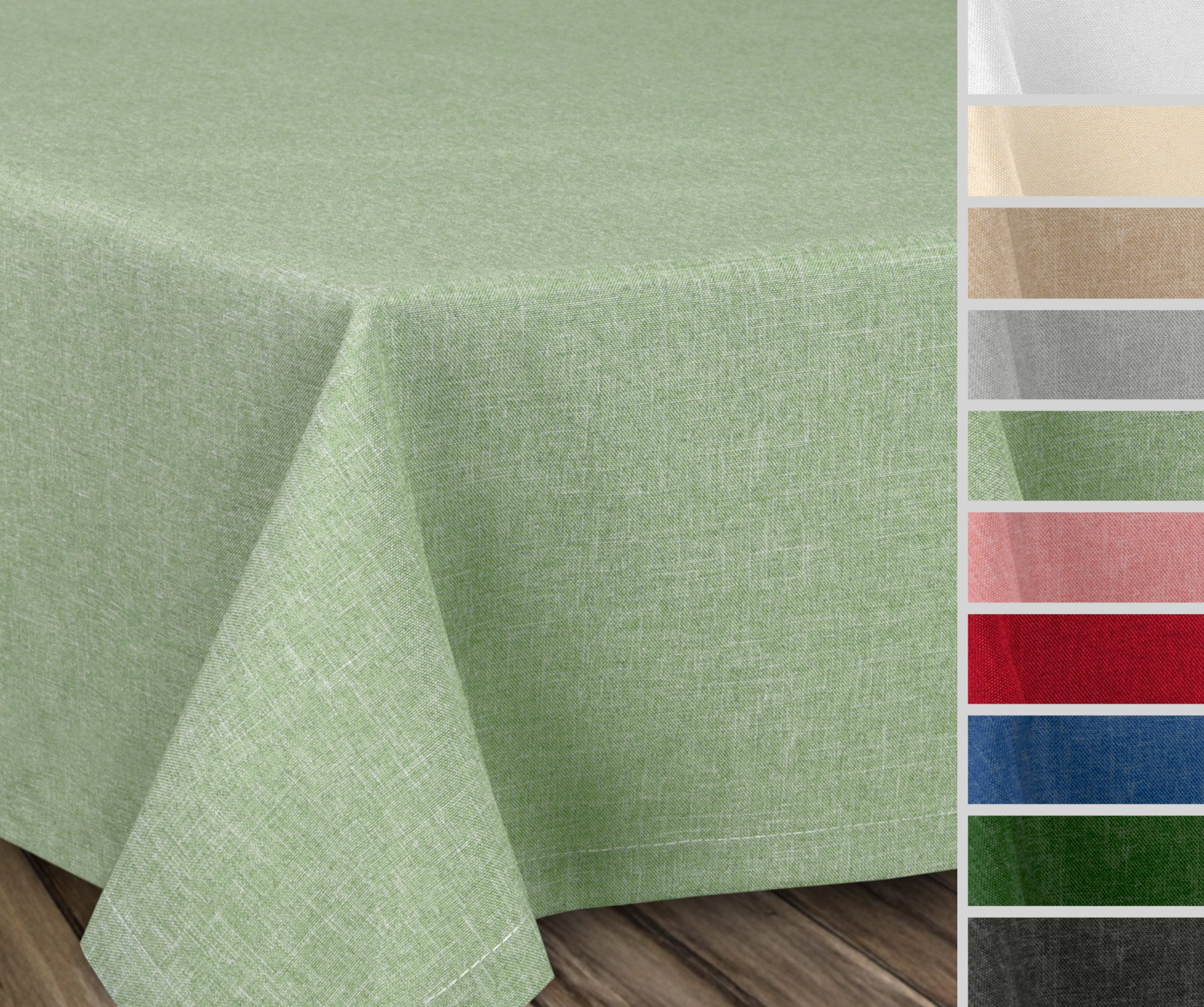 Beautex Tischdecke Fleckenabweisende bügelfreie Tischdecke mit günstig online kaufen