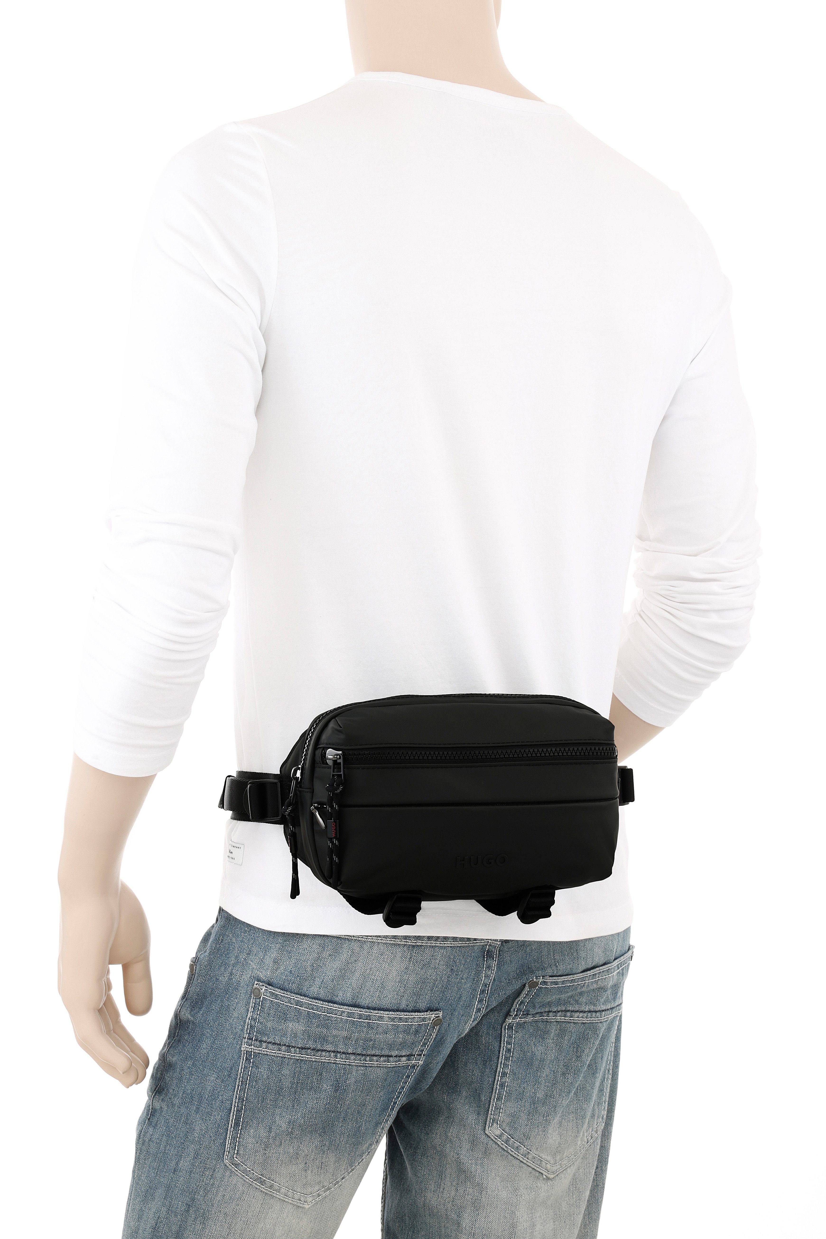 HUGO Bauchtasche WANNER, Herren Bauchtasche, Crossbody Bag, Schultertasche mit Vordertasche