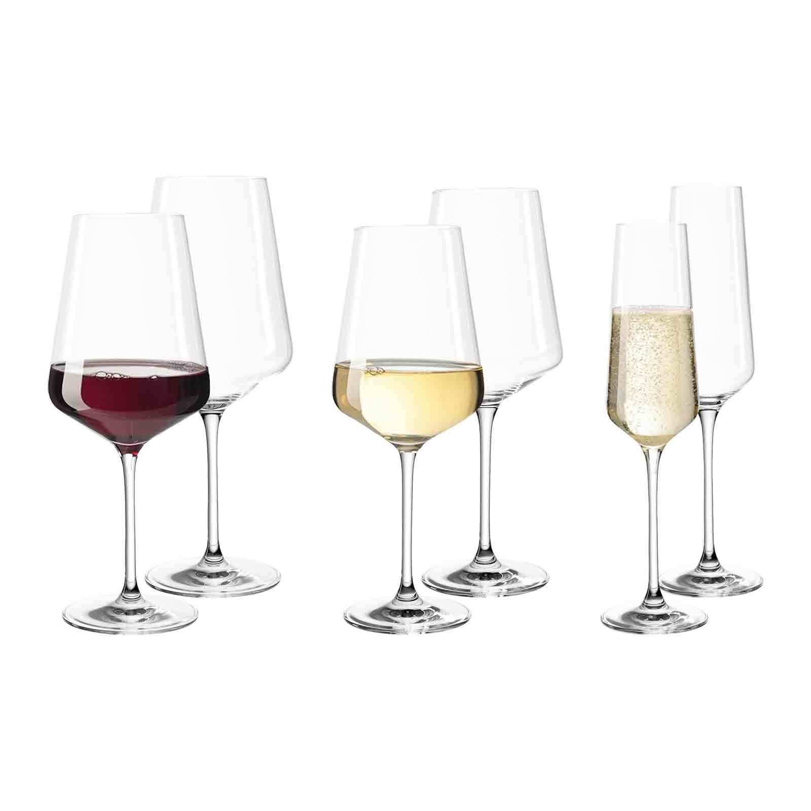 LEONARDO Puccini Wein- Set, Glas 6er und Glas Sektgläser