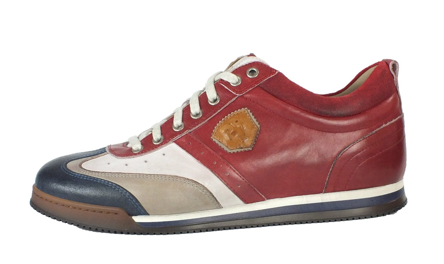 Kamo-Gutsu Herren Leder Sneaker Sneaker Wechselfussbett