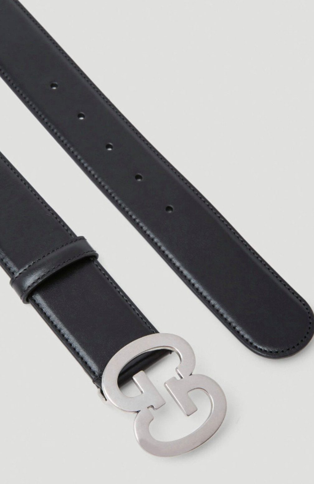 GUCCI Ledergürtel GG Gürtel Interlocking Schnalle GG Buckle mit Staub Tasche Unisex GG Gürtel Interlocking Schnalle