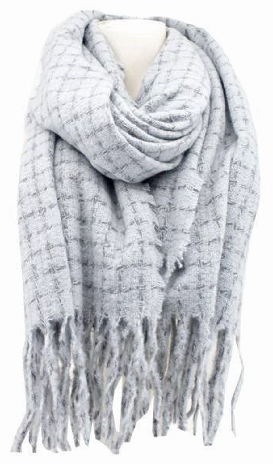 chic4home Schal Winter Weave, (1-St. 1-teilig), Damen Schal ca.65x180cm Kar günstig online kaufen