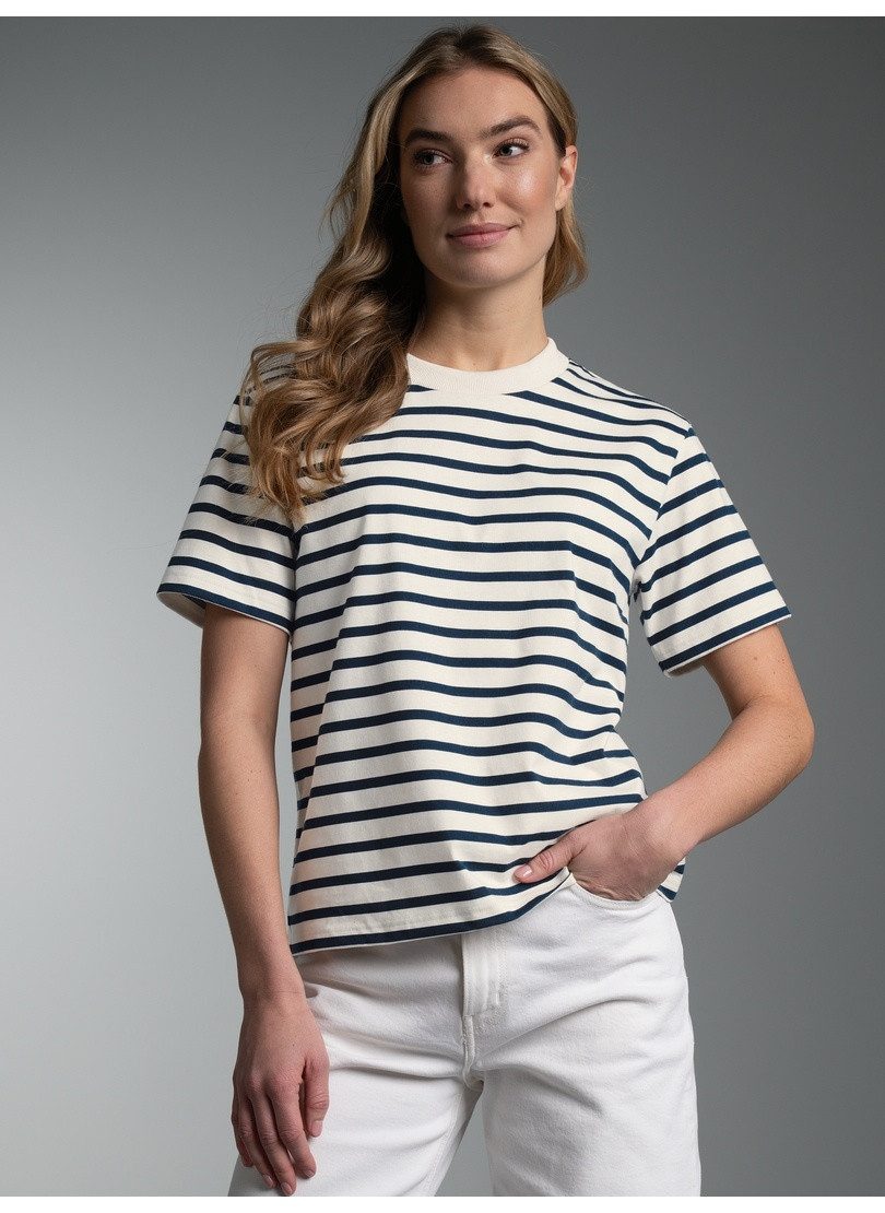 Trigema T-Shirt TRIGEMA T Shirt in Ringeloptik (1-tlg)