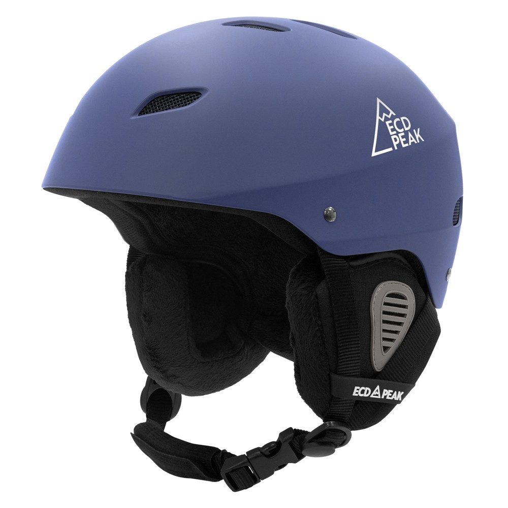 ECD Germany Skihelm Ski- und Snowboardhelm für Herren und Damen, robust, leicht & sicher, Ski Helm mit Belüftungssystem und Skibrillenhalter, Blau, M 55-58 cm
