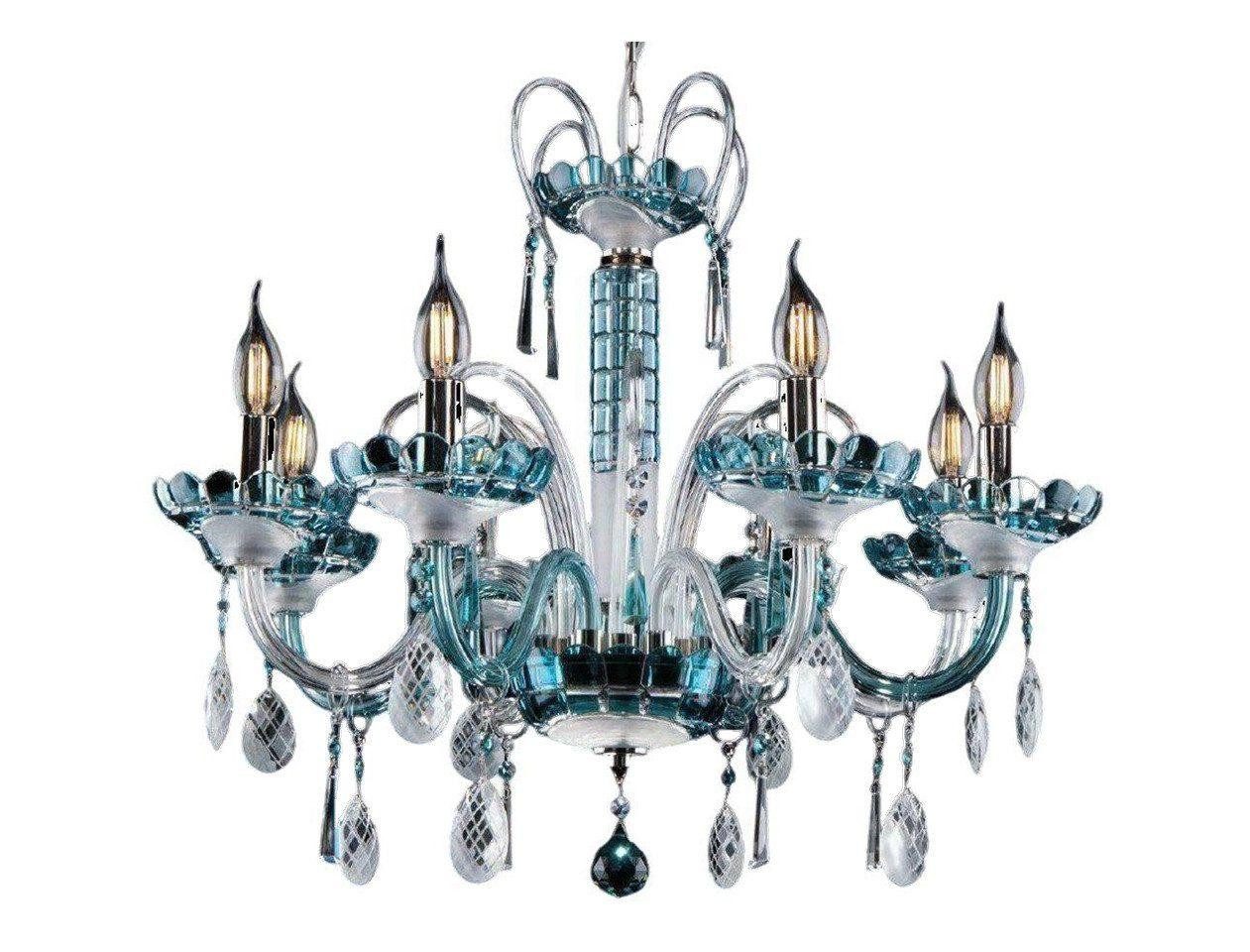 JVmoebel Люстри Kristall Leuchte Luster Leuchte Лампи Decken Bohemia Decken Lampe, Warmweiß, Made in Europa