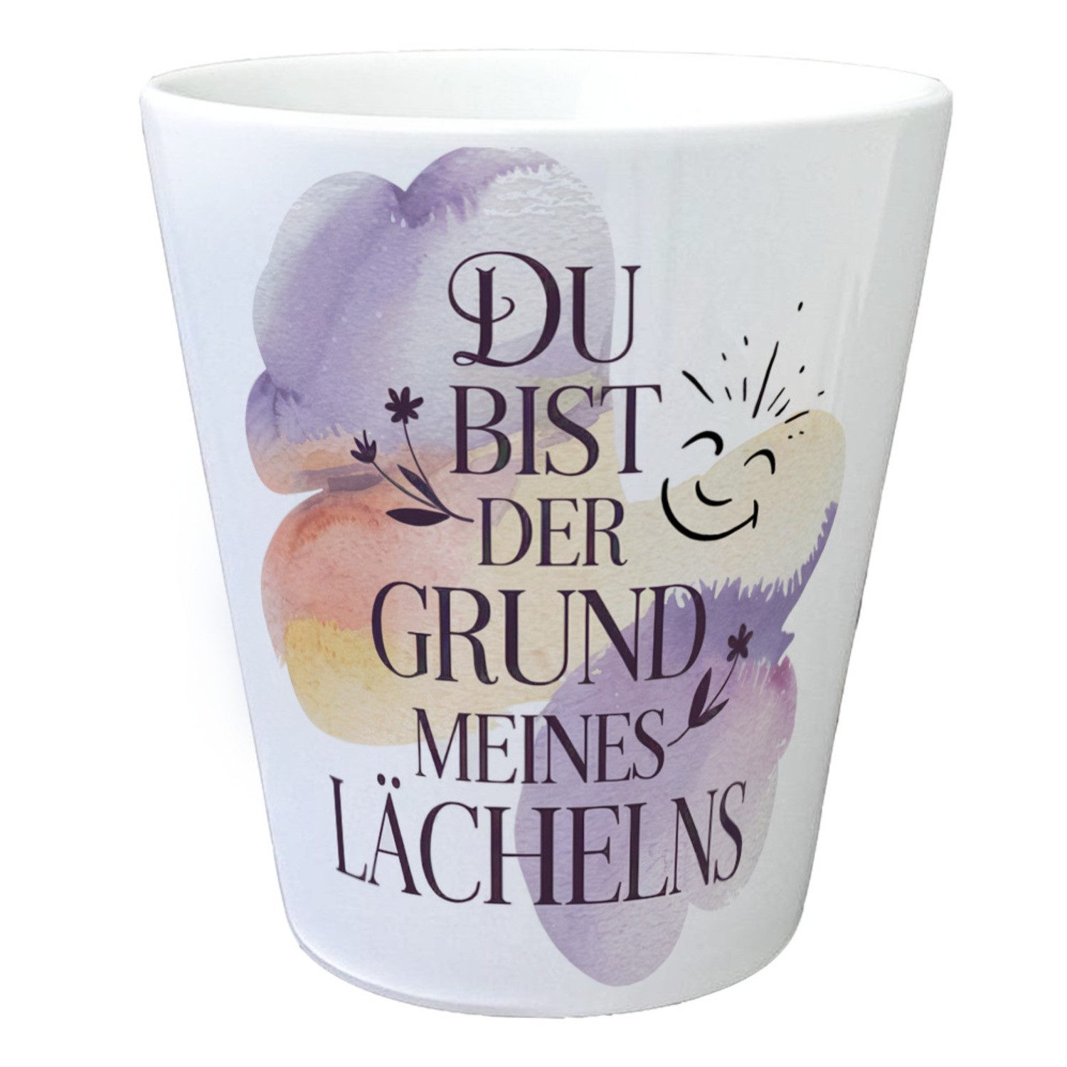 Blumentopf Grund meines Lächelns Blumentopf Blumen Aquarell