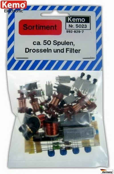 Kemo Modellbausatz Spulen, Drosseln und Filter ca. 50 Stück