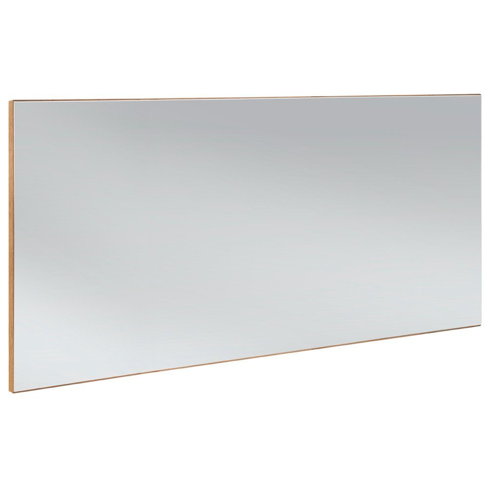 Lomadox Wandspiegel SALACH-64, Garderobenspiegel Eiche massiv geölt, breit, B/H/T: ca. 150/66/4 cm