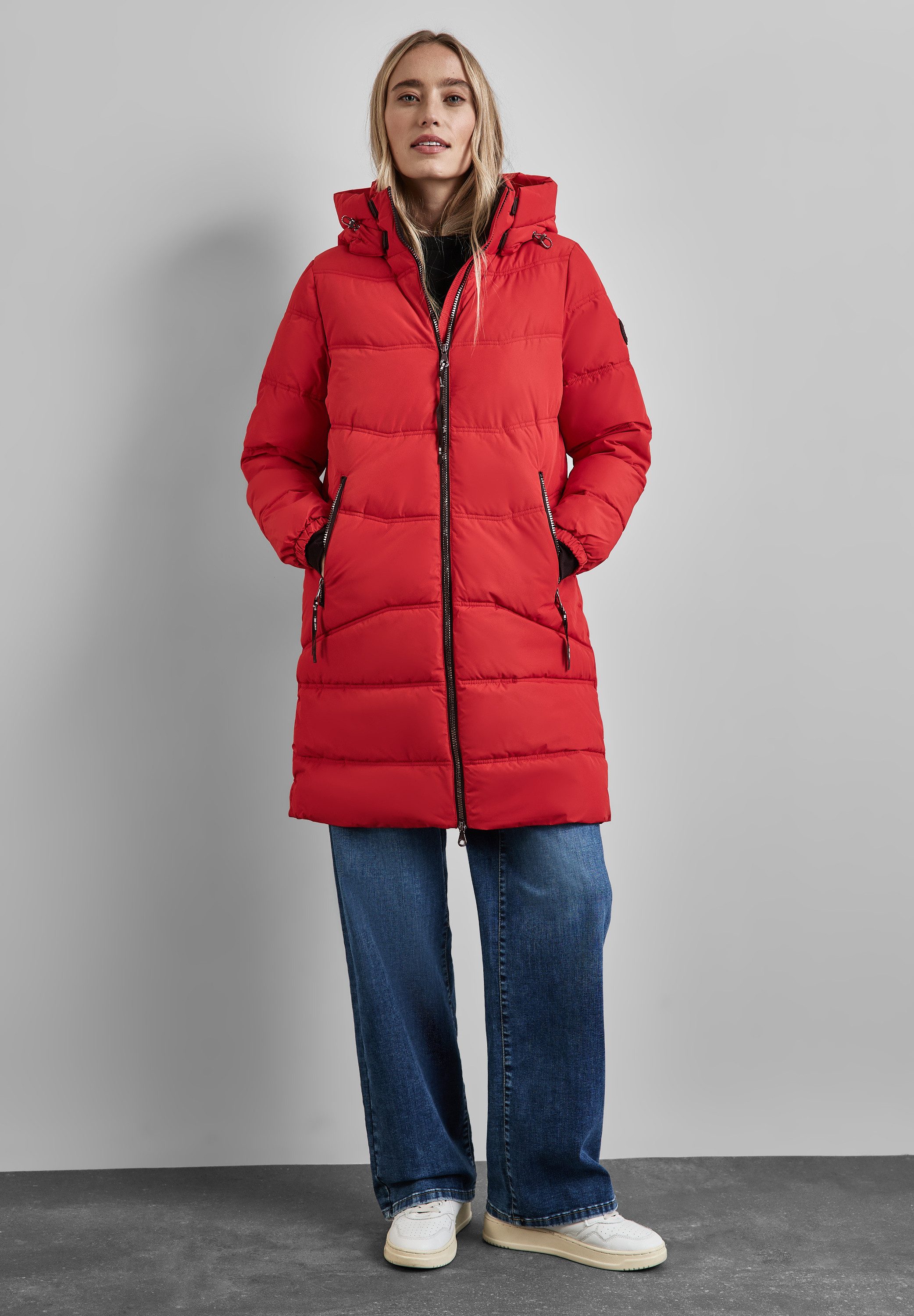 STREET ONE Steppjacke mit Kapuze
