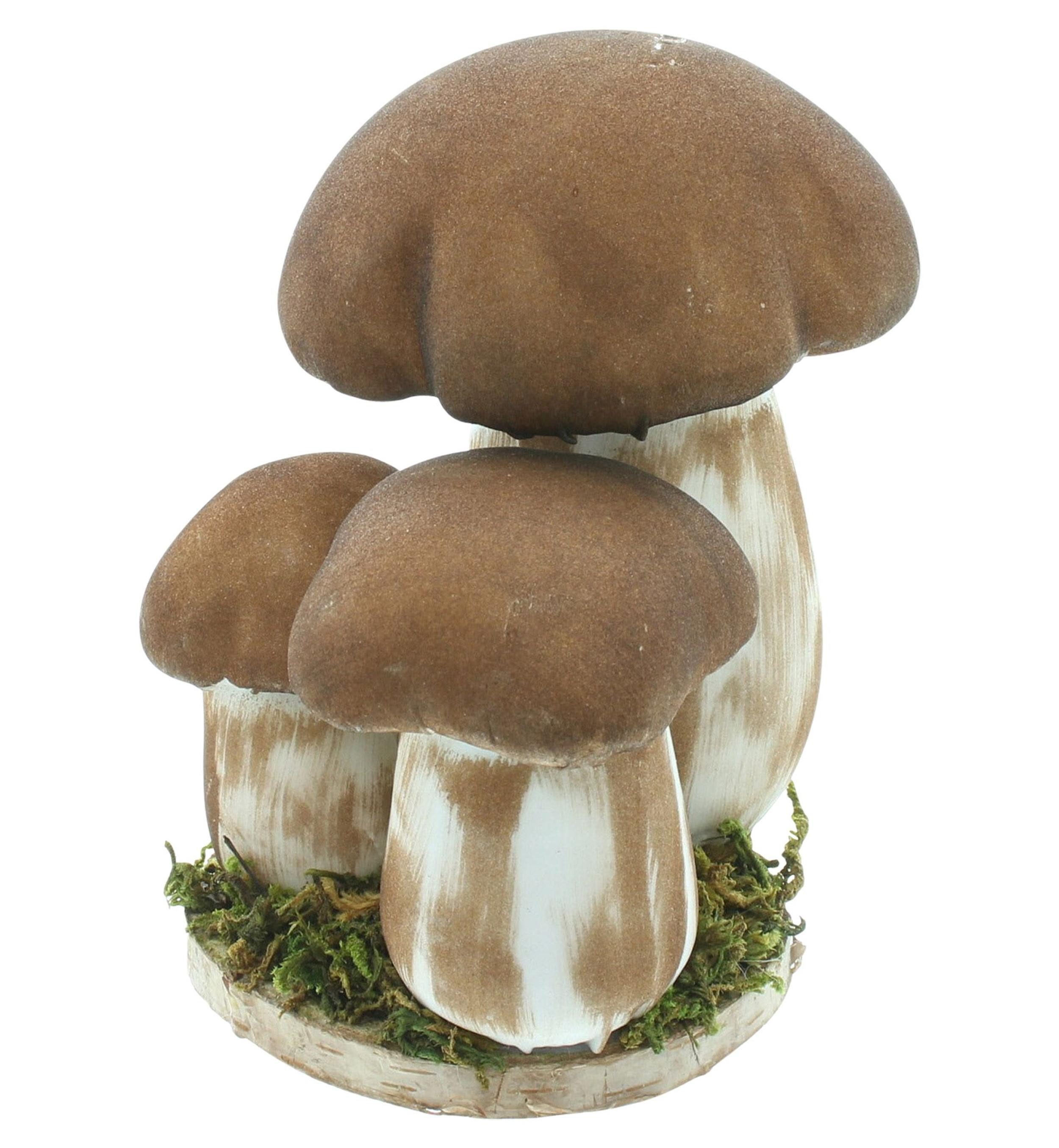 Dekoobjekt Steinpilze "Trio"