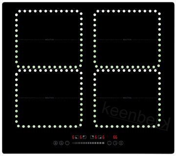 PKM Flex-Induktions-Kochfeld IN4-2FZSH