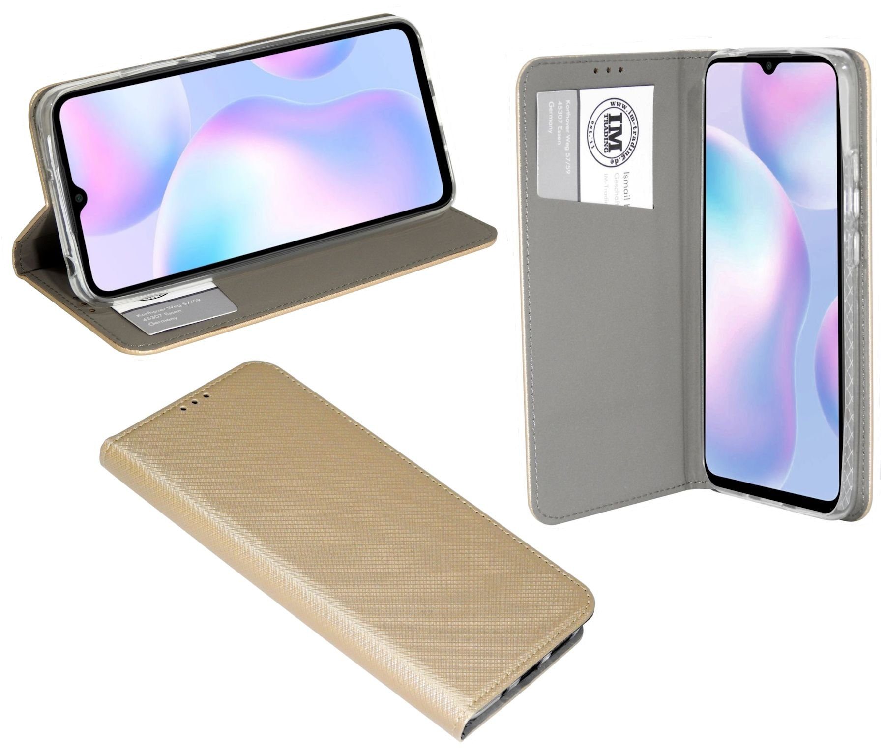 Handyhülle cofi1453® Buch Tasche "Smart" kompatibel mit XIAOM