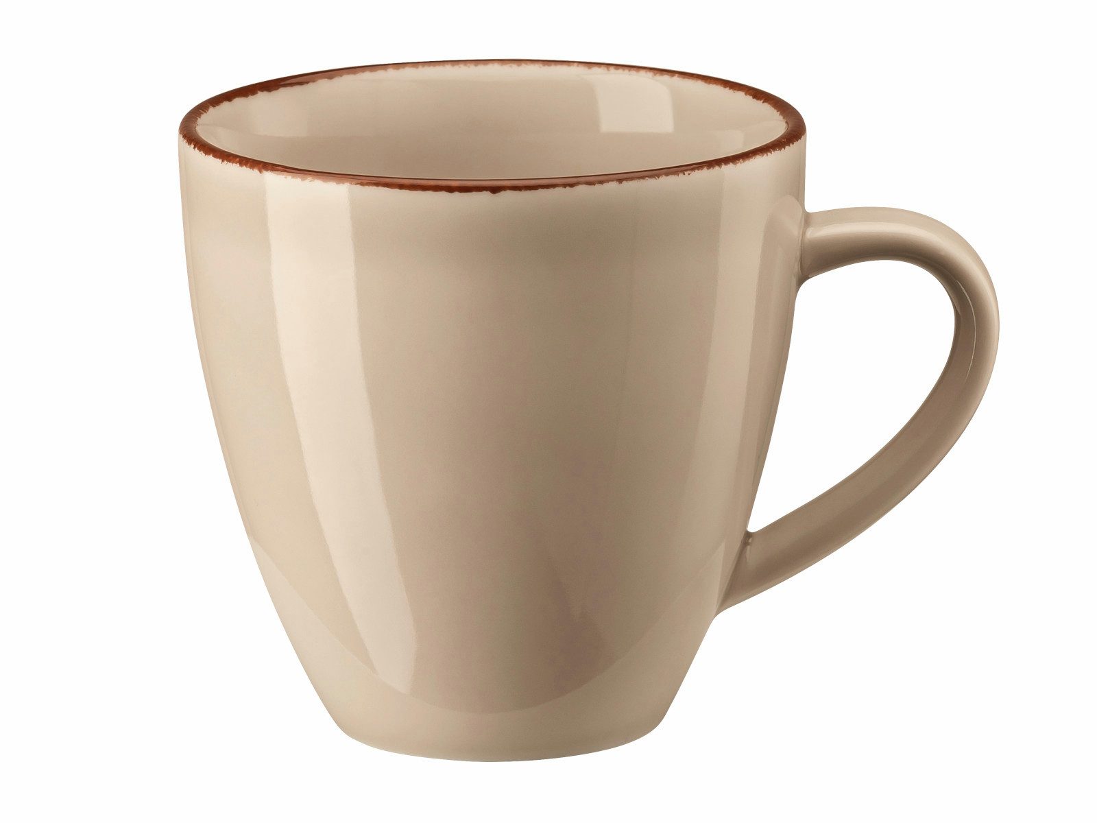 Rosenthal Becher Profi Casual Shell Henkelbecher 0,35l, Porzellan, Tassen