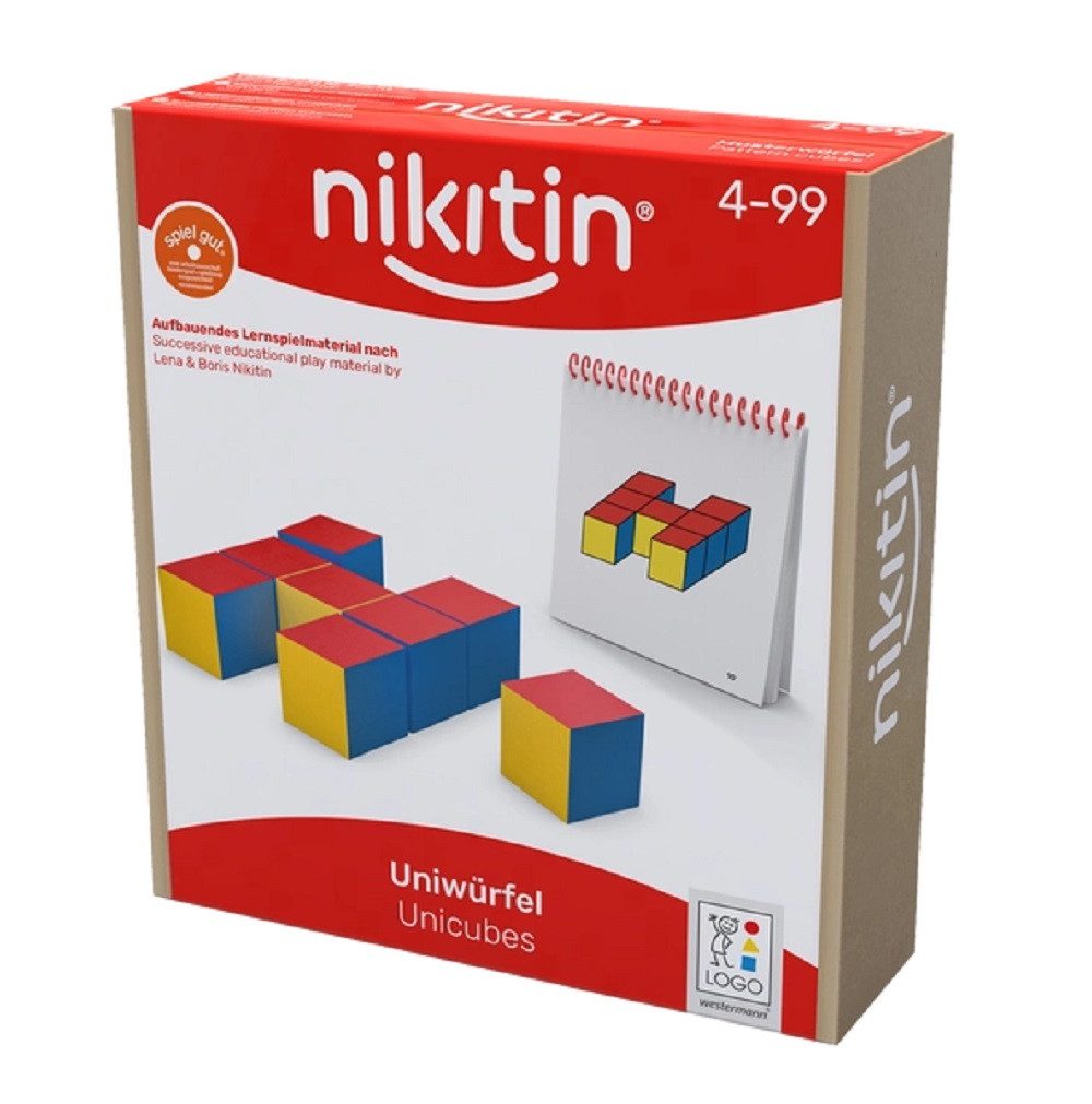 Nikitin Lernspielzeug Nikitin Material Lernspiel N2 Uniwürfel - super für Kids (27-St)