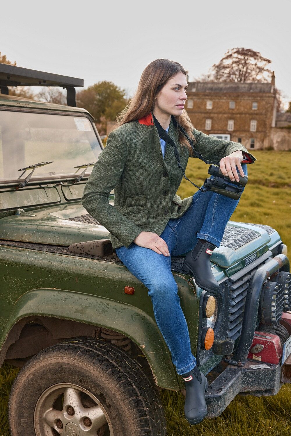 Brigitte von Schönfels Jackenblazer Tweed-Blazer
