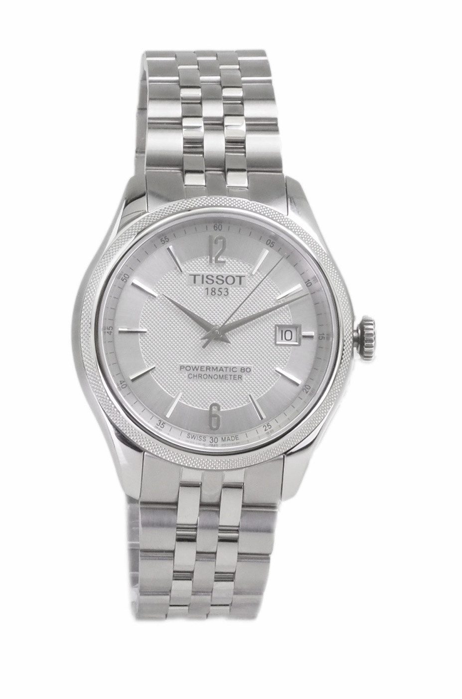 Tissot Automatikuhr Tissot Herren Automatik Uhr Ballade Powermatic 80 COSC T1084081103700, (Silber)