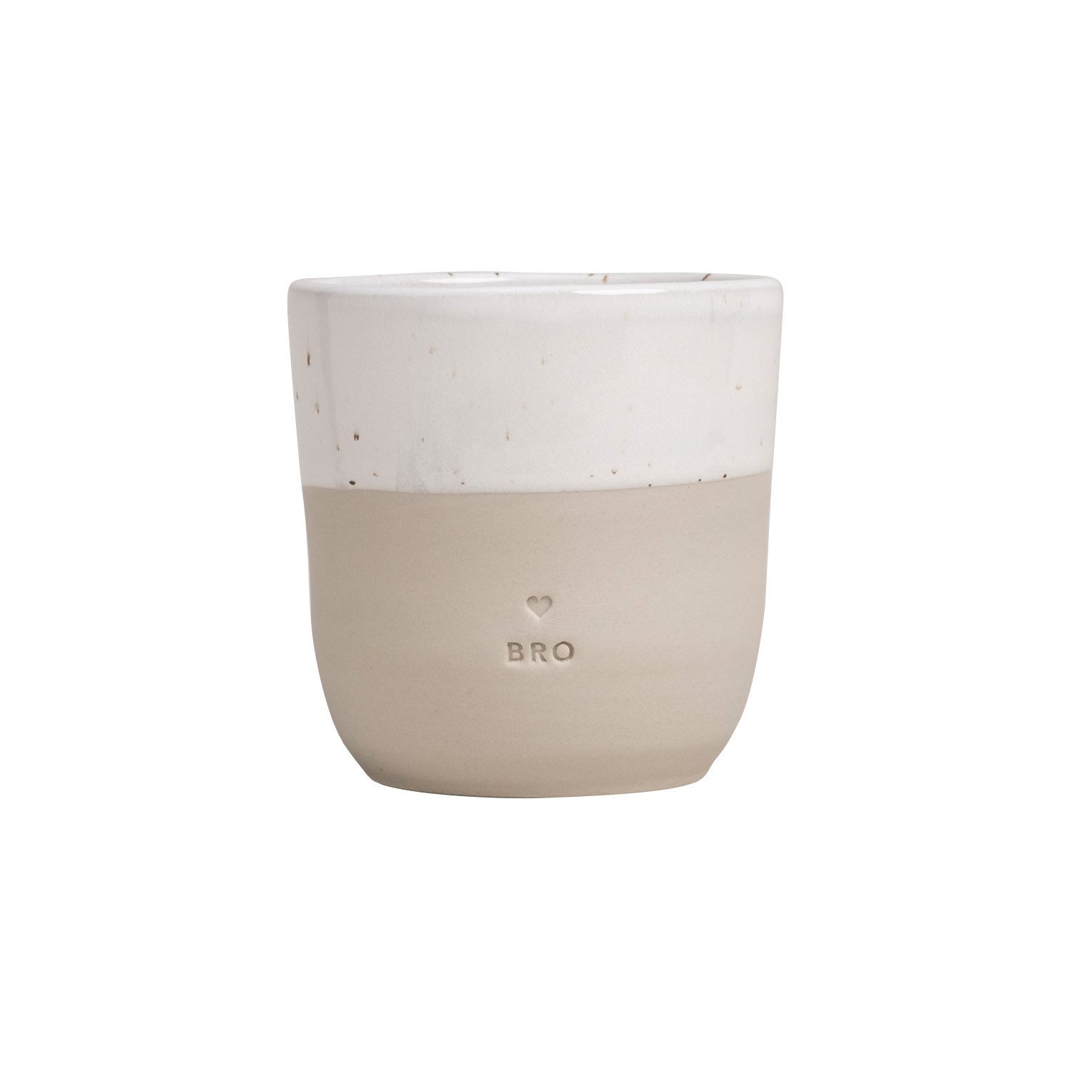 Eulenschnitt Becher Eulenschnitt - Steingut Becher Bro 320ml, 1-tlg., Steingut