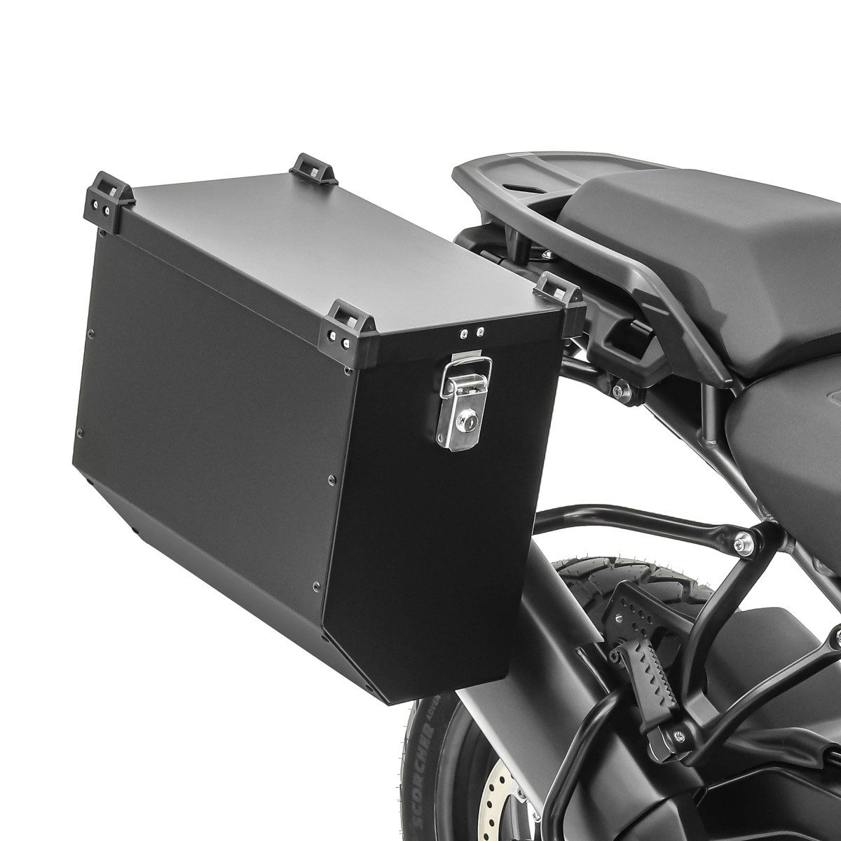 Bagtecs Kofferset Set Alukoffer + Kofferträger passend für Honda Transalp XL 750 23-26 A