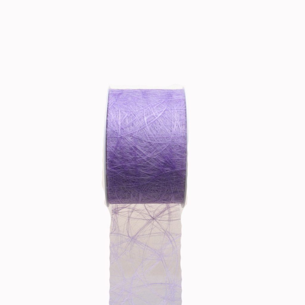 Deko AS Tischläufer Sizoweb Tischband-Hussenband-lavendel-7,9 cm-50 Meter auf der Rolle- 6