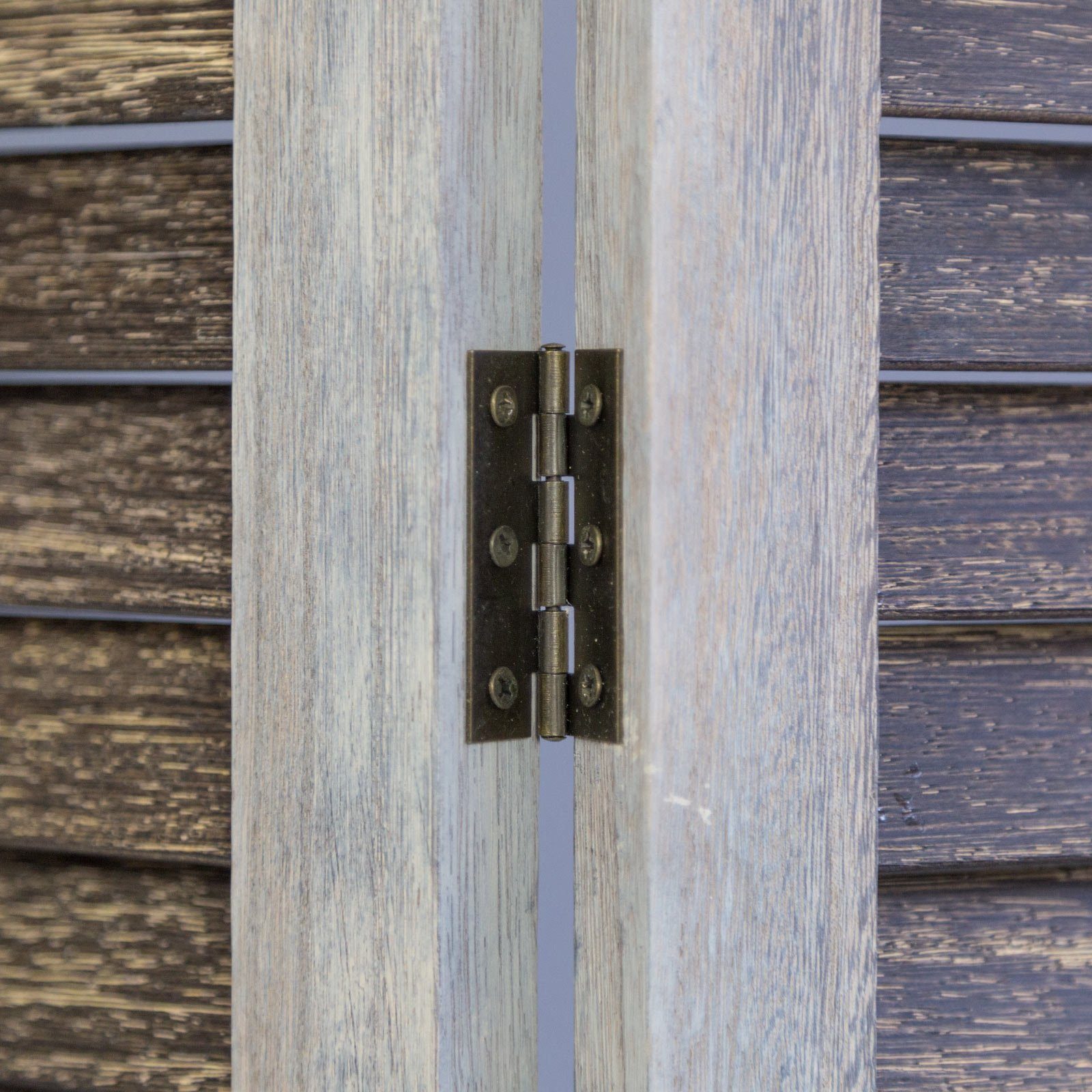Homestyle4u Paravent 3 fach Holz Raumteiler Trennwand Sichtschutz