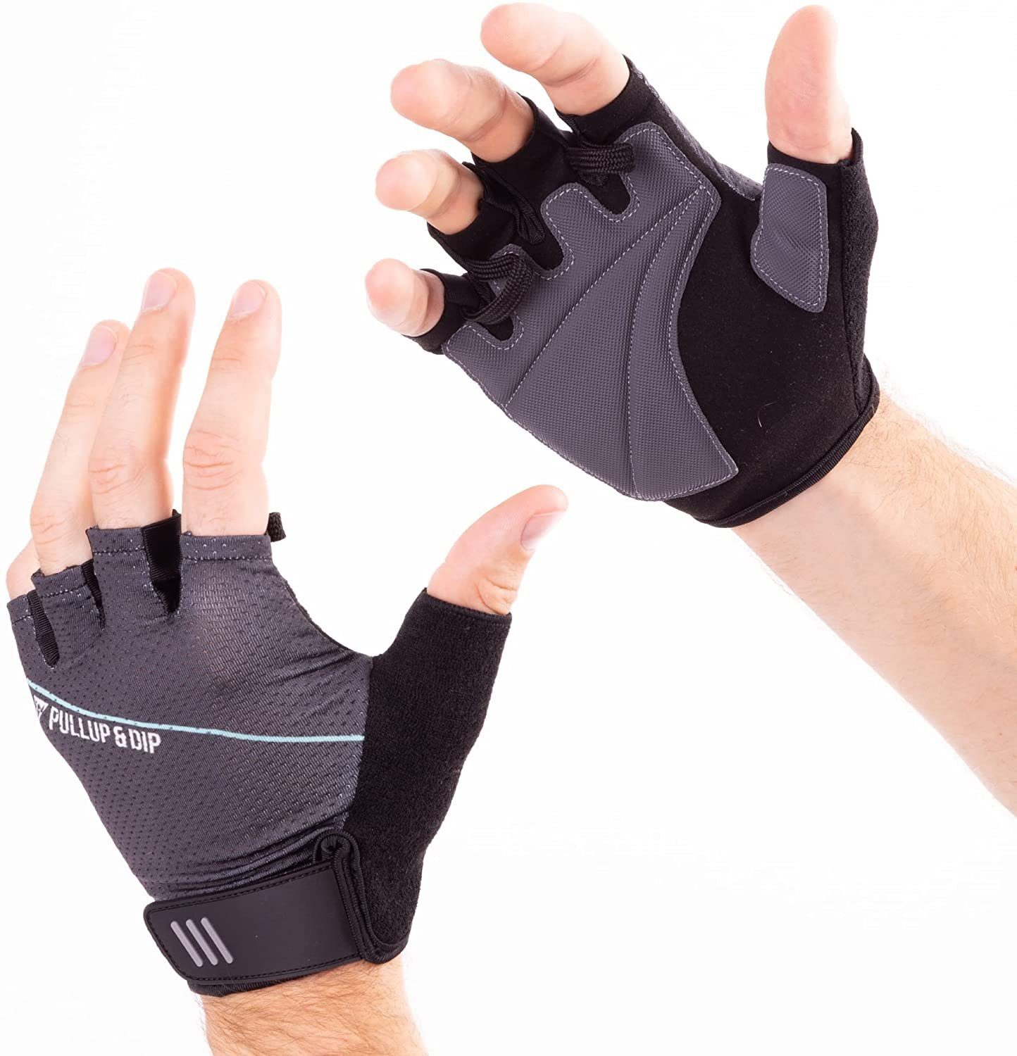 Pullup & Trainingshandschuhe mit Handschuhe, Handflächenpolsterung Fitness Dip Trainingshandschuhe