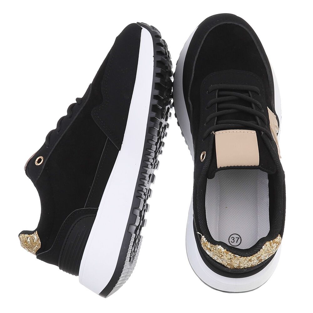 Ital-Design Damen Low-Top Freizeit Sneaker (88577460) Keilabsatz/Wedge Snea günstig online kaufen