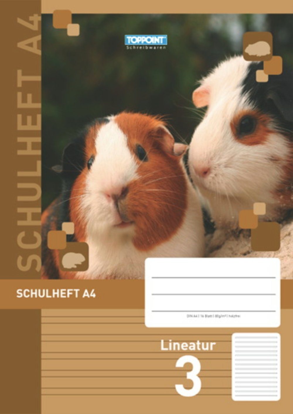 Schulheft Schulheft DIN A4 Lineatur 3 3.Schuljahr