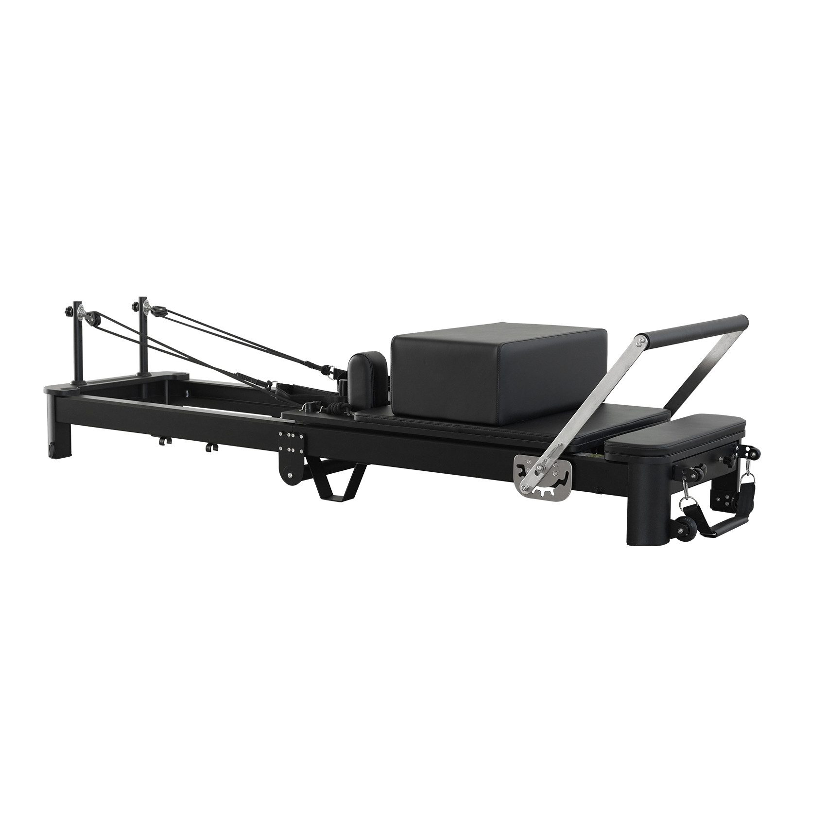 JASPORT Pilates-Reformer P78 aus Aluminiumlegierung, (Pilates Reformer, 6 Federn, Sitzpolster), Klappbares Design mit hochfester Aluminiumkonstruktion