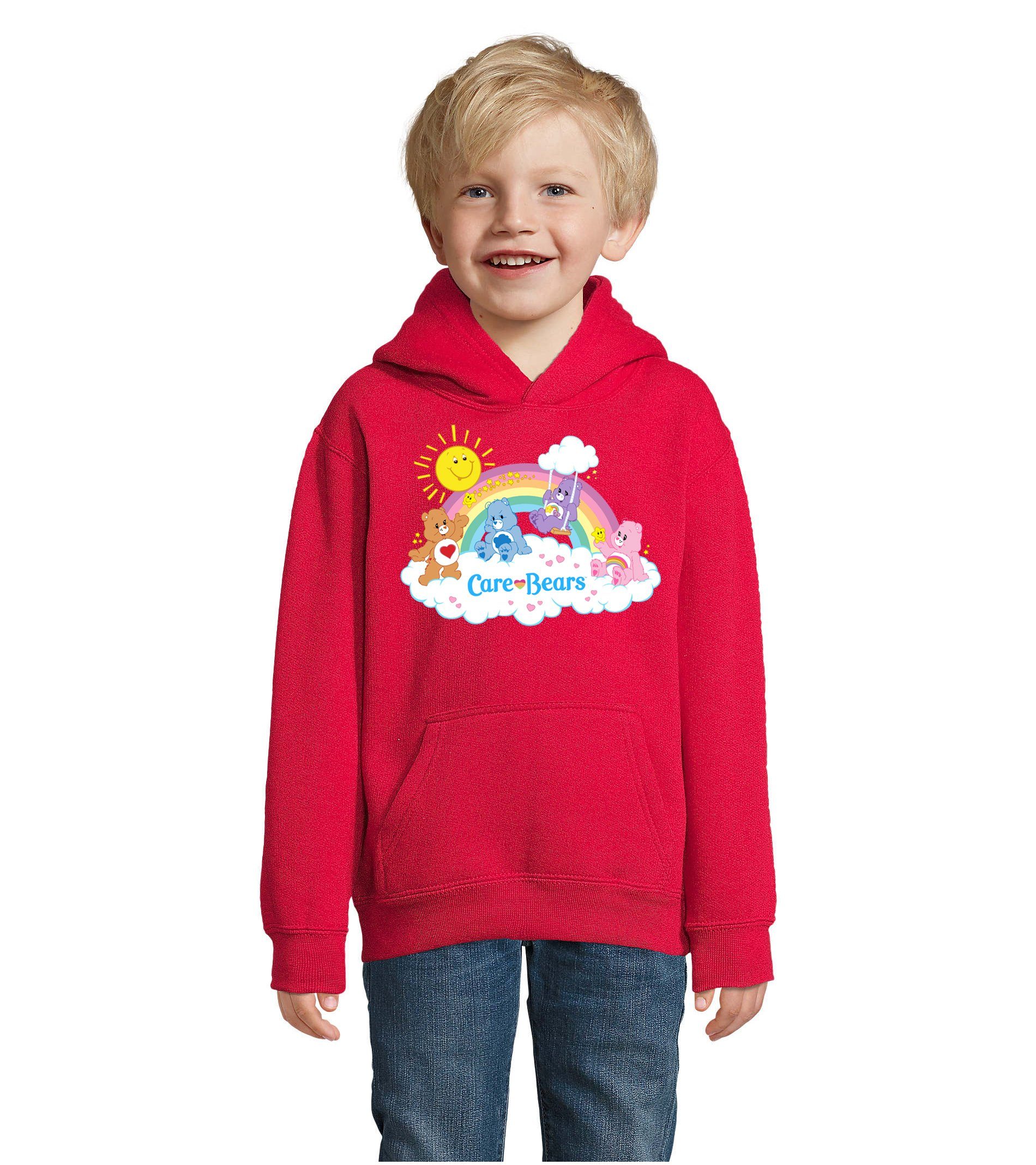 Hoodie Kinder Jungen & Mädchen Glücksbärchis Care Bears Hab Dich lieb Bärchi
