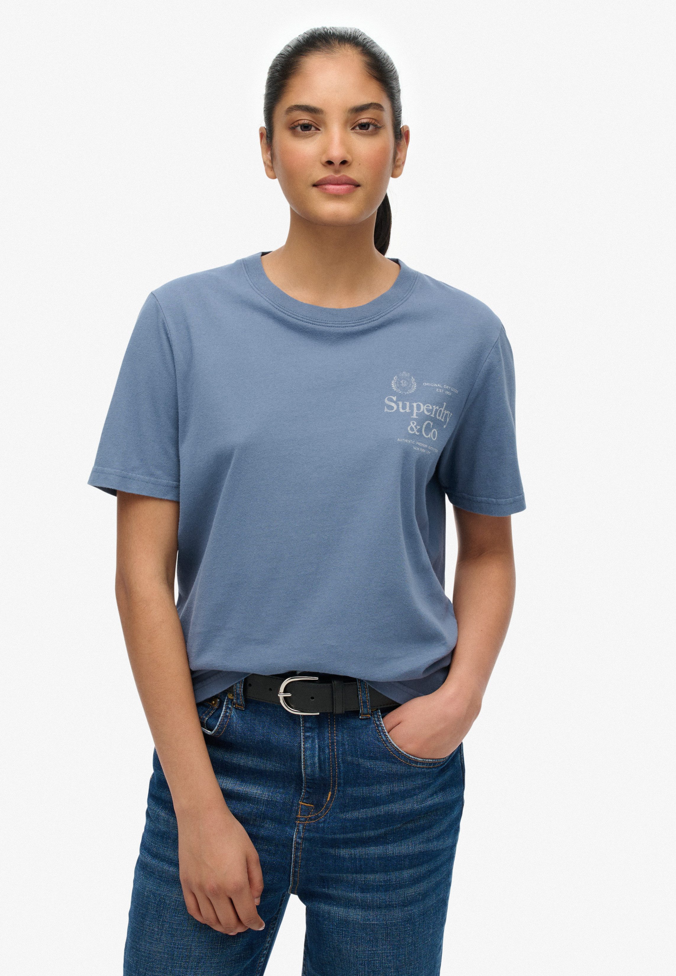 Superdry Print-Shirt LUXE CASUAL RLXD TEE