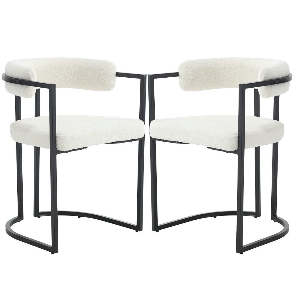 WAHSON OFFICE CHAIRS Esszimmerstuhl 2er Set, aus Samt Polsterstühle mit sch günstig online kaufen