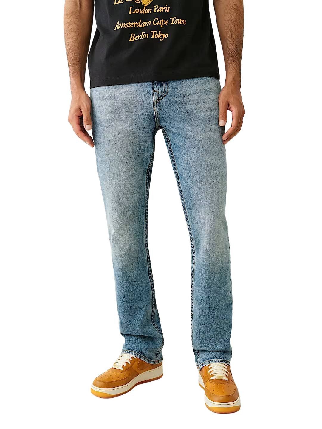 True Religion Brand Джинсы Germ Straight-Jeans Джинсы True Religion Ricky SN Flap medium wash