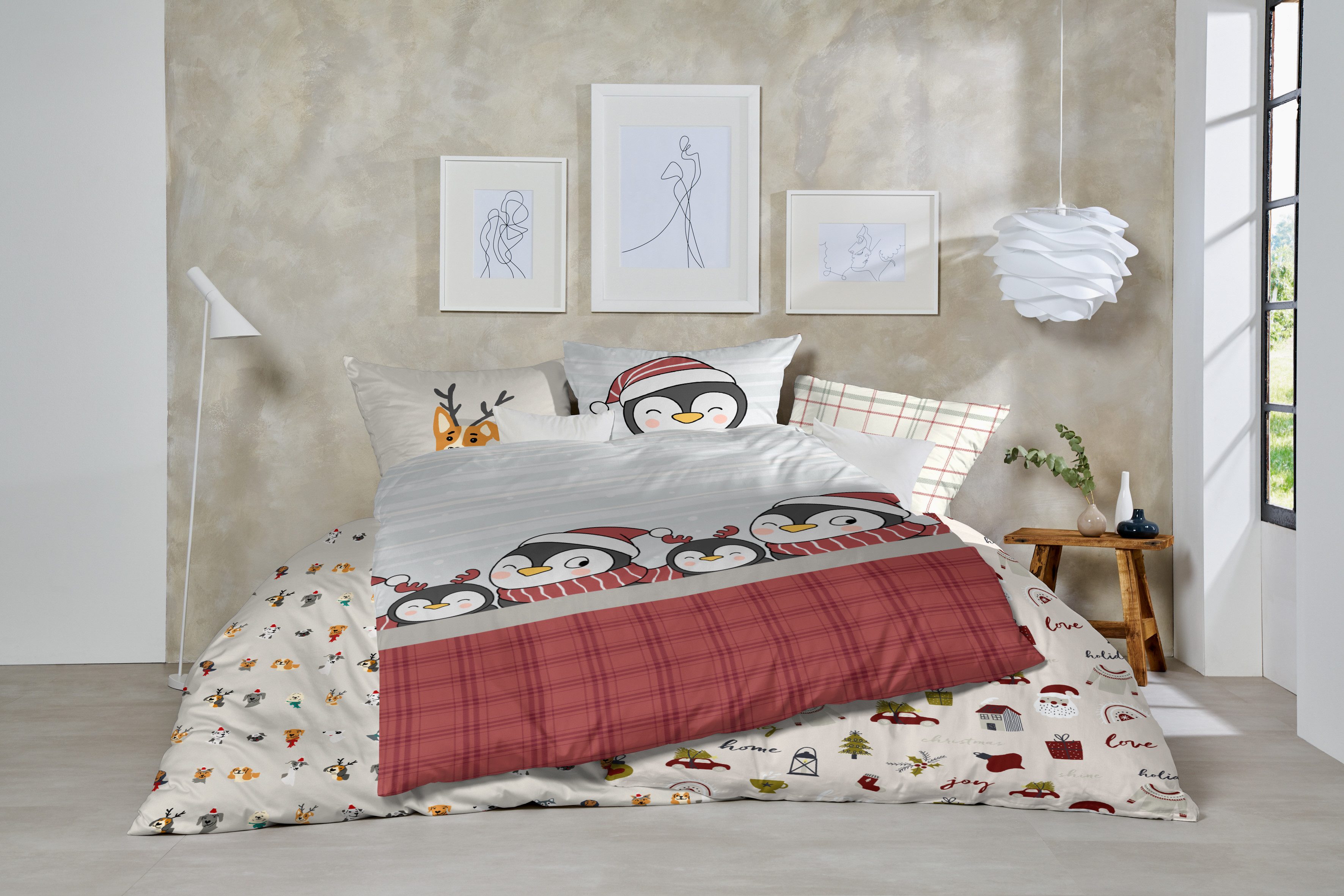 Primera Bettwäsche Feinbiber-Bettwäsche, Feinbiber, 2 teilig, samtweich und natürlich aus reiner Baumwolle