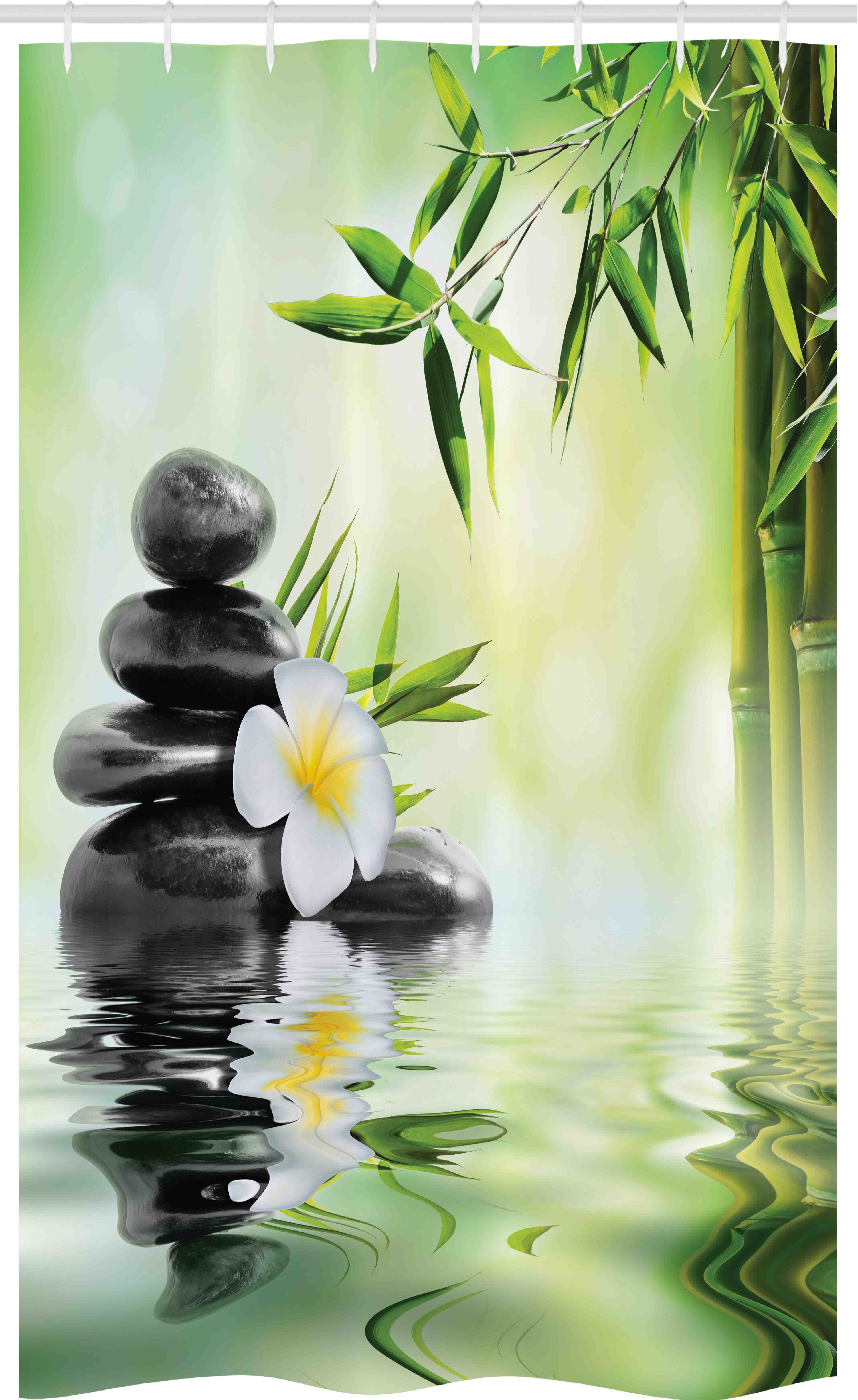 Abakuhaus Duschvorhang Badezimmer Deko Set aus Stoff mit Haken Breite 120 c günstig online kaufen