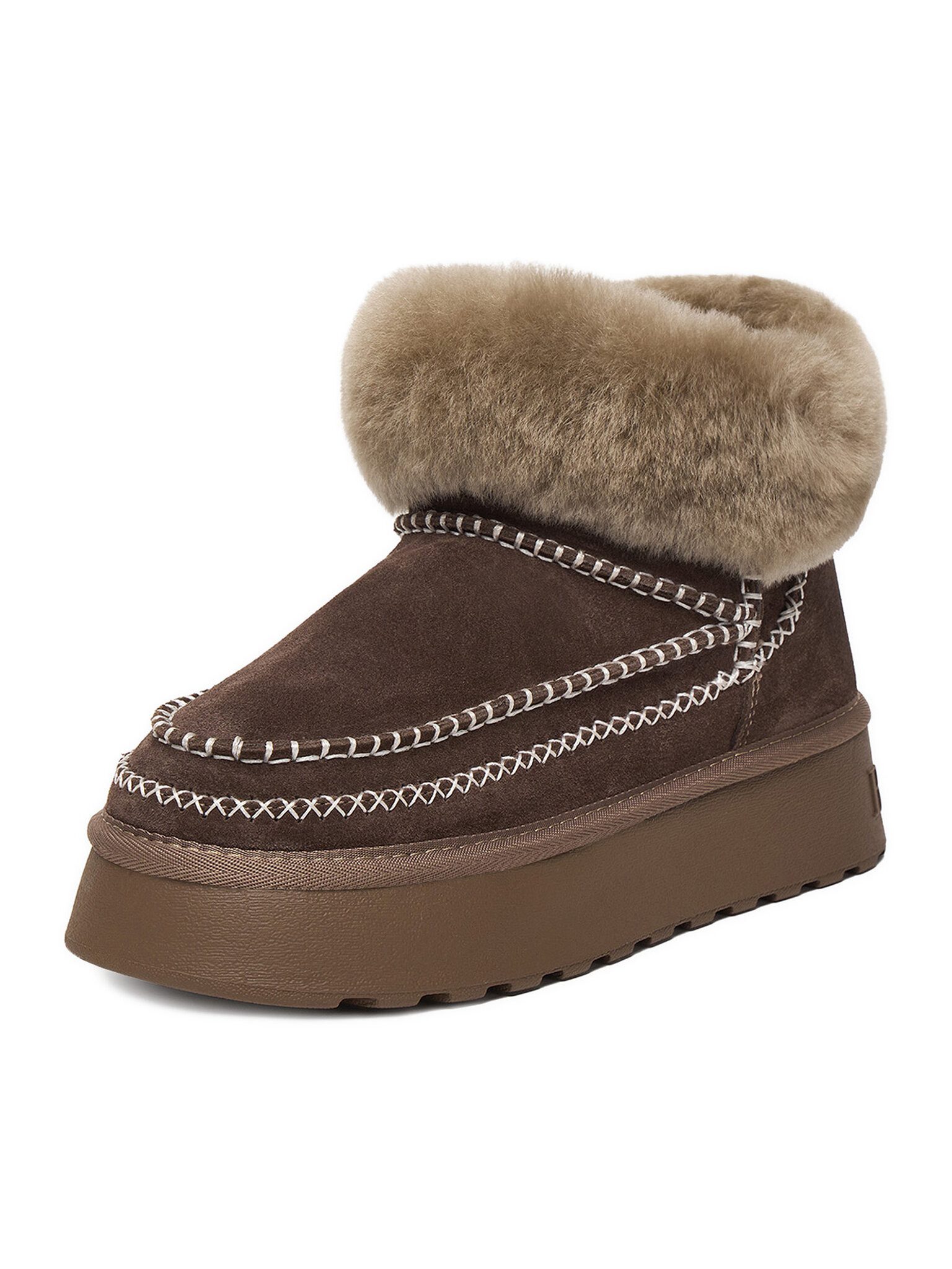 Badura Badura Damen-Schneestiefel Braun Badura-C-IZI-TS6294-01 Braun Licht Winterstiefel