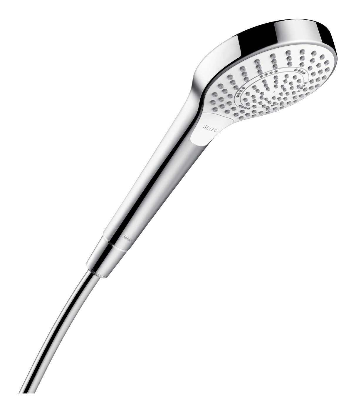 hansgrohe Handbrause Croma Select S 110 Multi, Weiß / Chrom