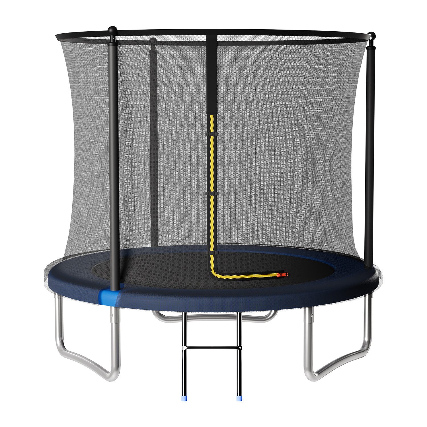 GUNJI Gartentrampolin 183/228/305 cm Garten-Kindertrampolin, max. Belastbarkeit 150KG, Ø 222 cm, (183 cm, (183/ 228/305/366/427 cm, Outdoor-Gartentrampolin mit Sicherheitsnetz, doppelter Schutz mit Schutzmatte)-ostern geschenke)