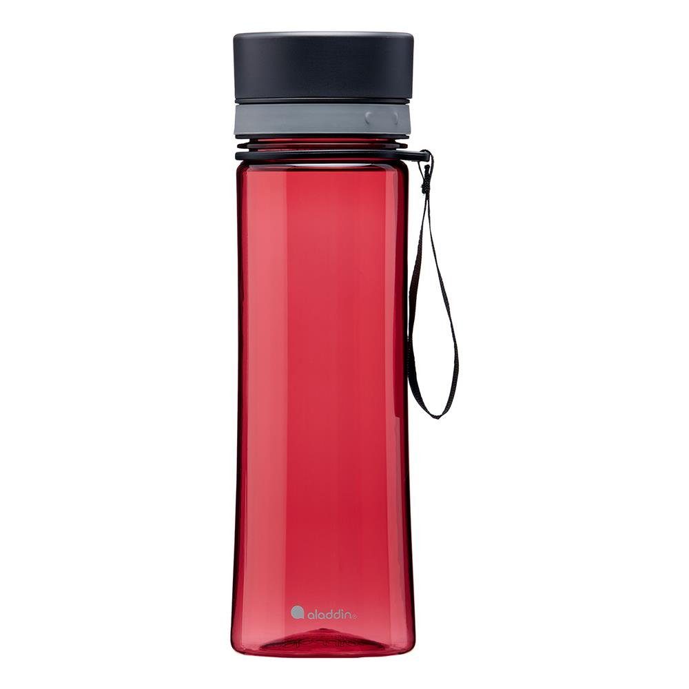 aladdin Trinkflasche Aveo, 0,6 Liter, BPA-frei, auslaufsicher, für Sport, Schule und Wandern Cherry Red