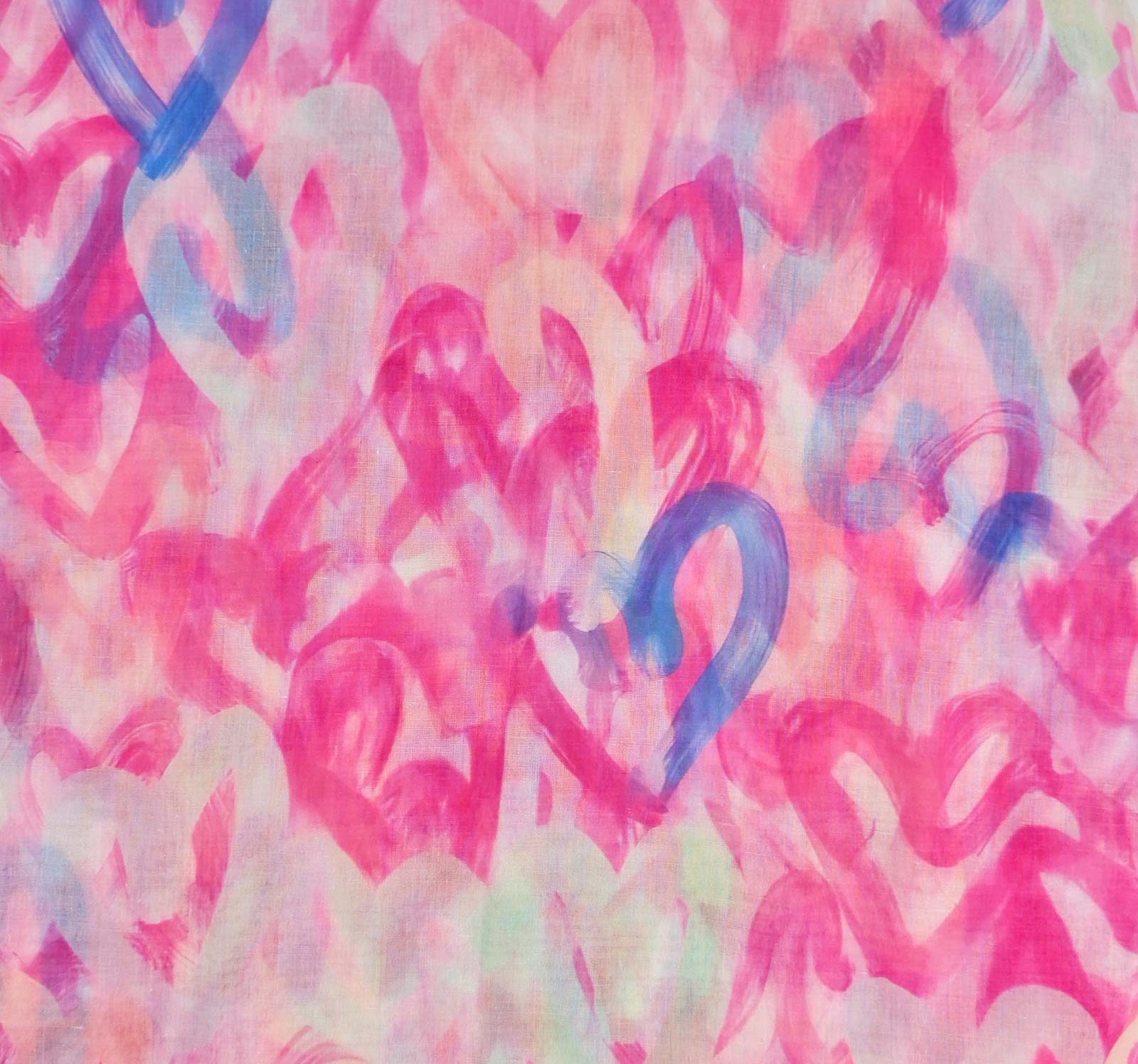 styleBREAKER Loop Loop mit Brushstroke Herz Muster, (1-St) günstig online kaufen