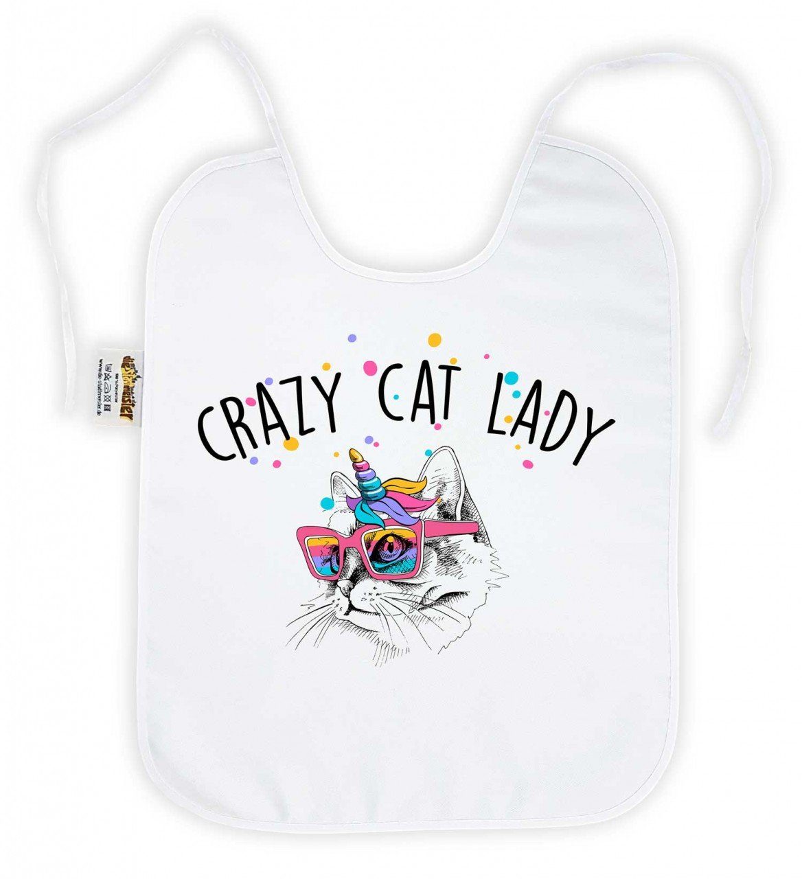 Lätzchen Crazy Catlady