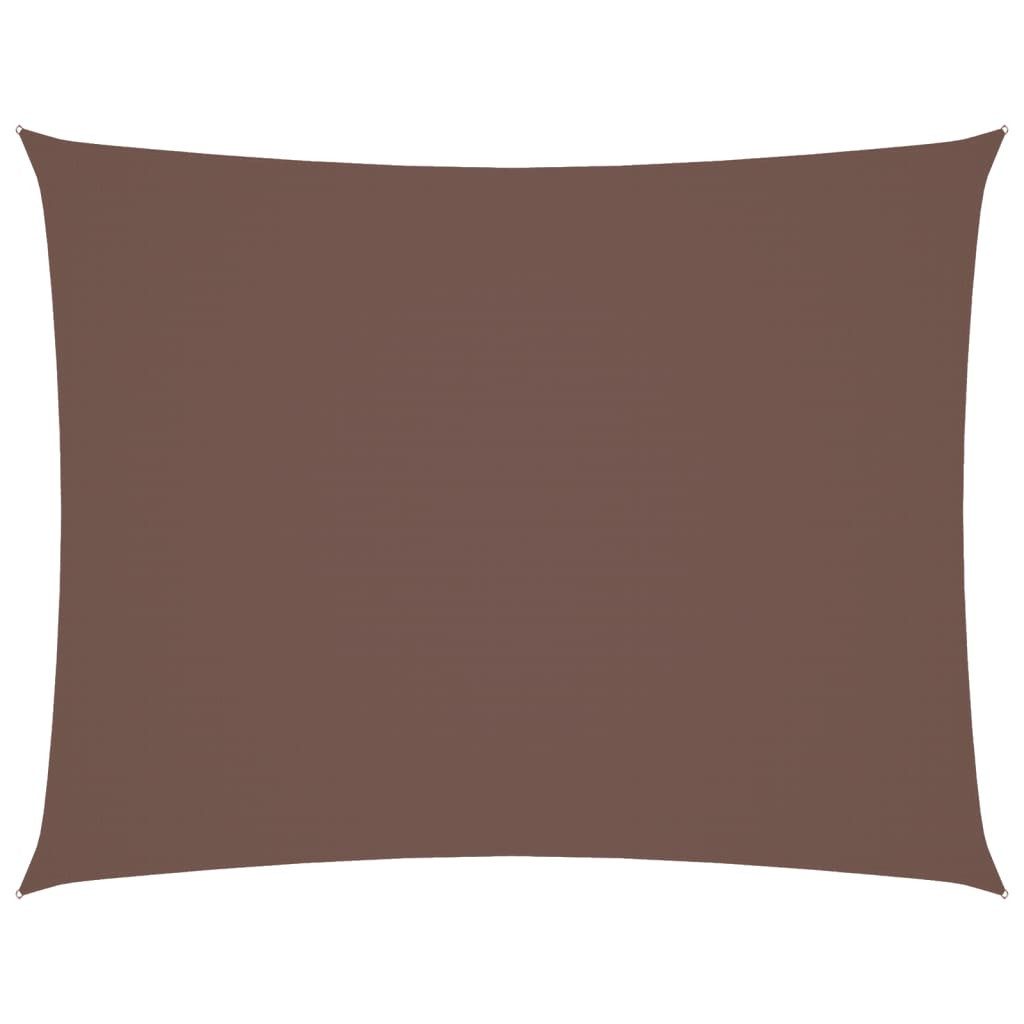 Sonnensegel Sonnensegel Oxford-Gewebe Rechteckig 3x6 m Braun