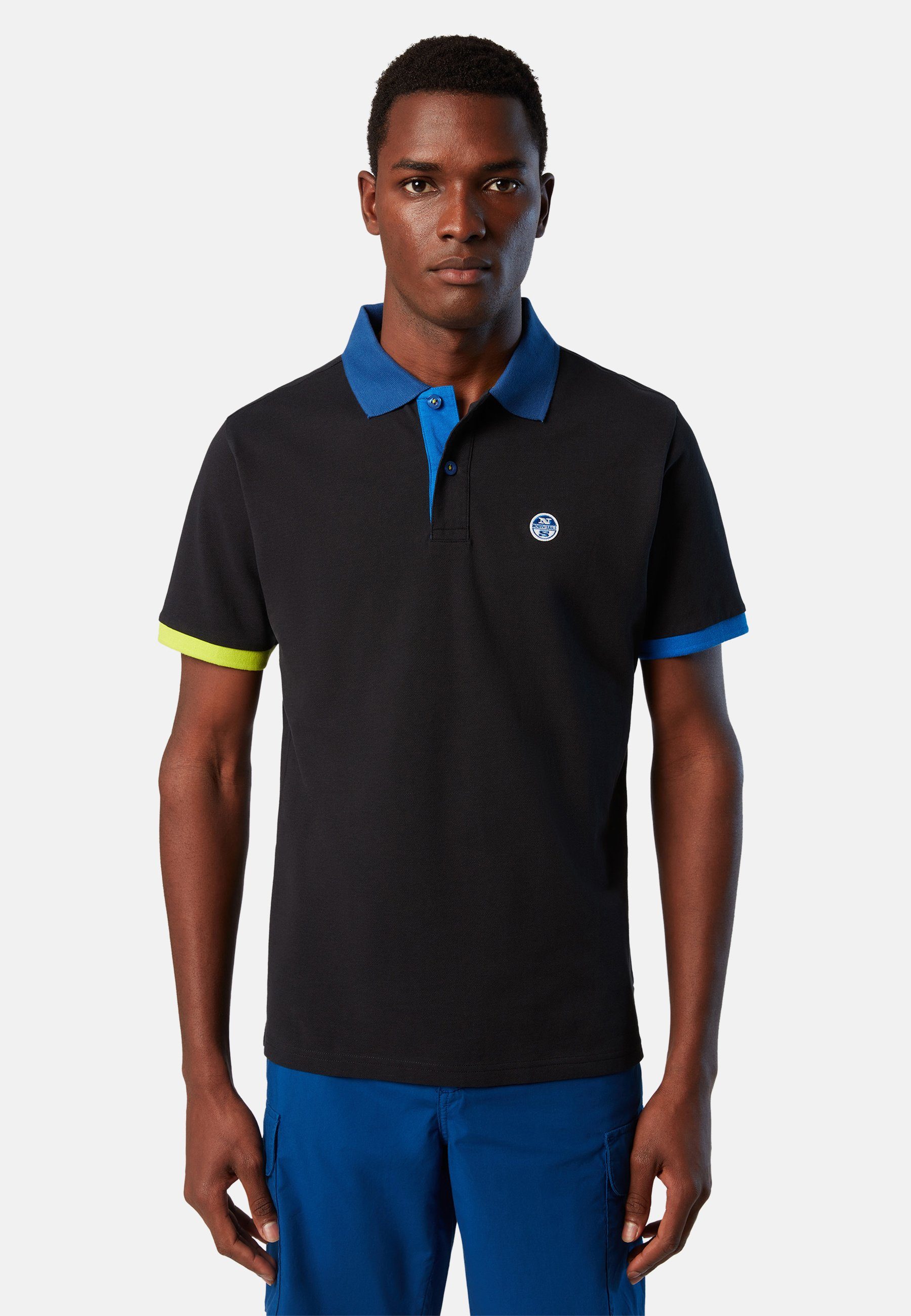 North Sails Poloshirt Poloshirt aus Bio-Baumwolle mit klassischem Design MILKY BLACK