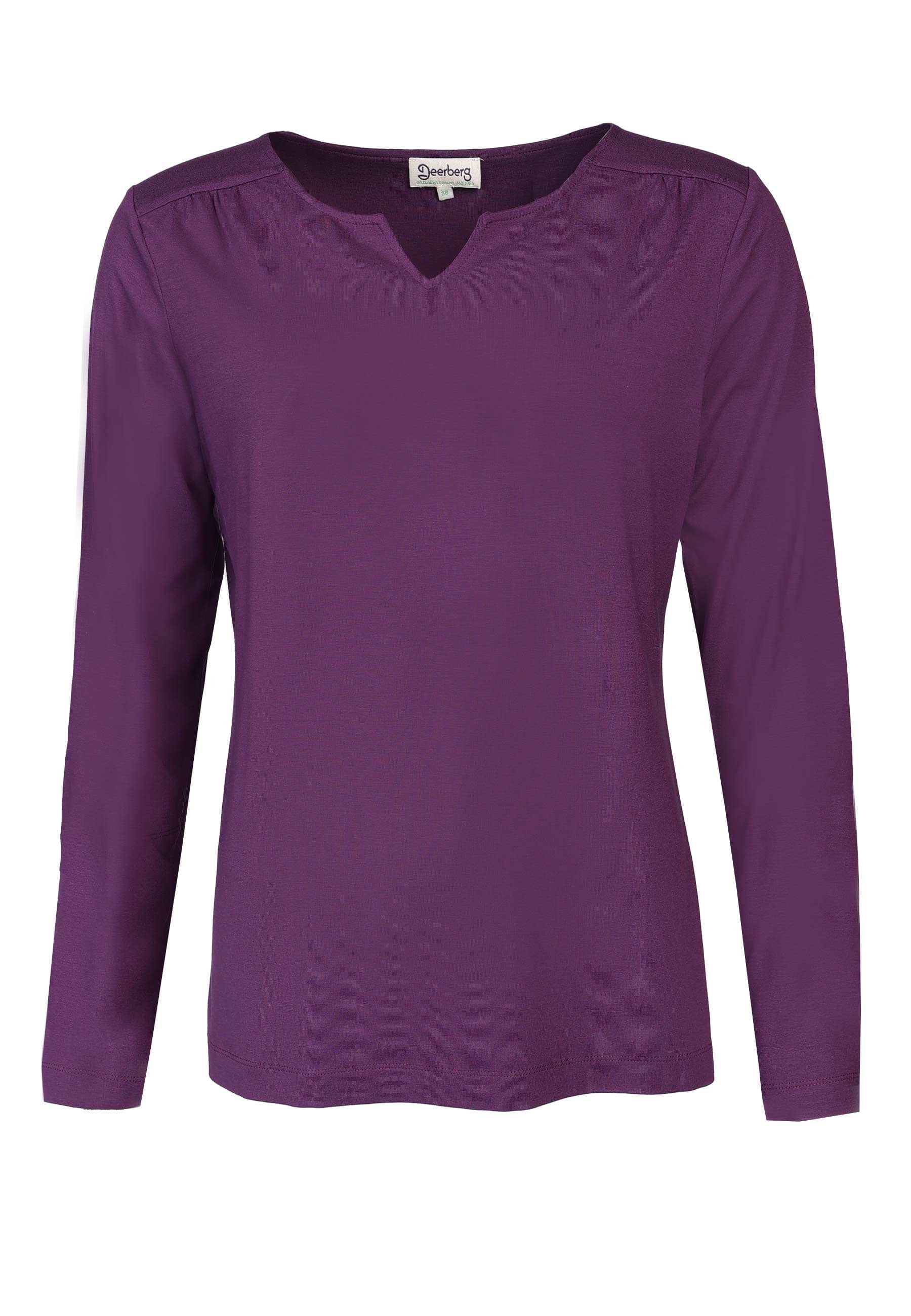 Deerberg Langarmshirt Adrijana solid günstig online kaufen