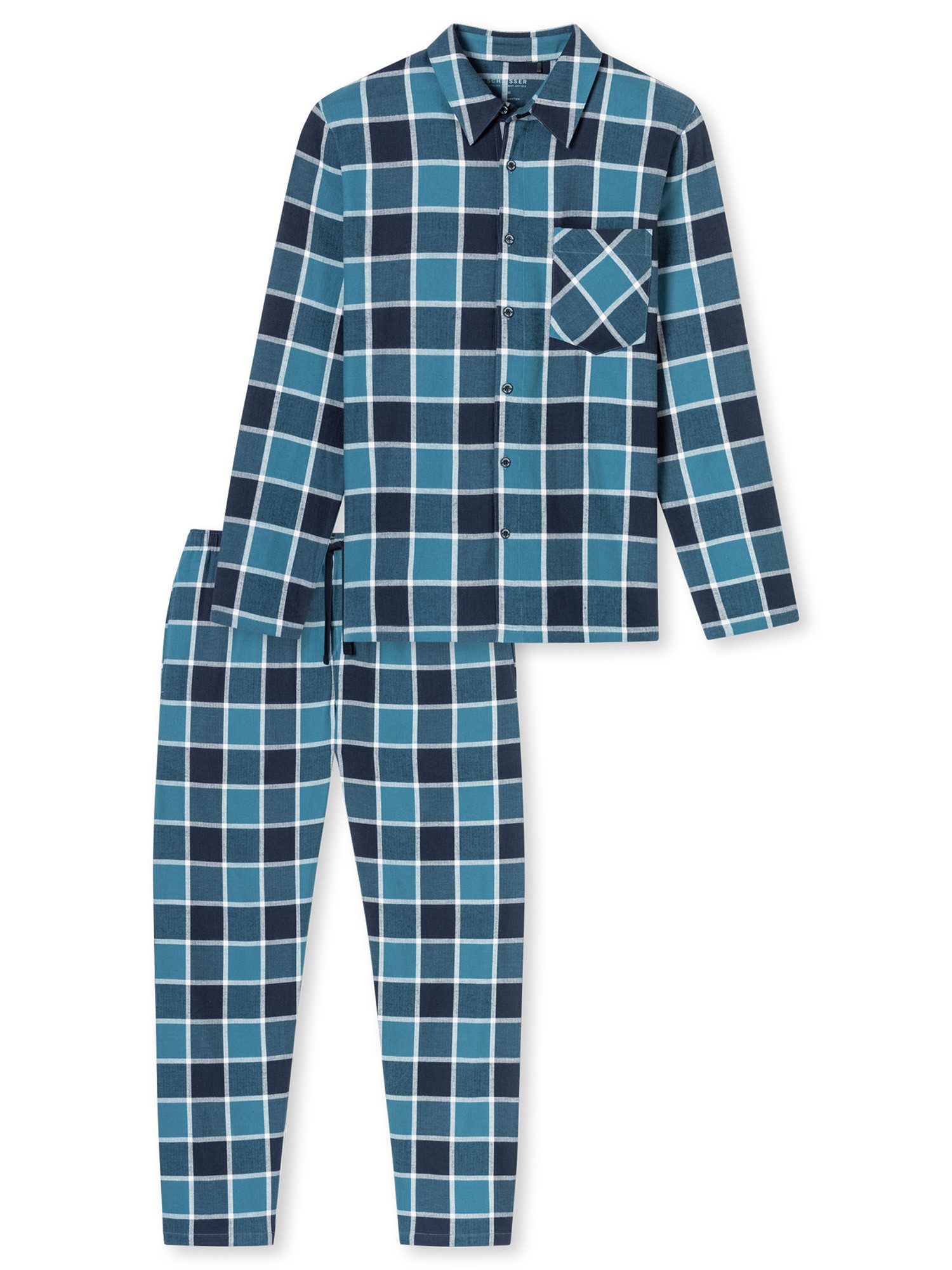 Schiesser Pyjama Selected Premium Warming (2 günstig online kaufen