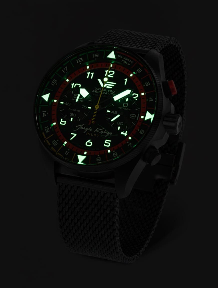 Vostok Europe Chronograph Jurgis Kairys 326C794-B Special Edition 46 mm